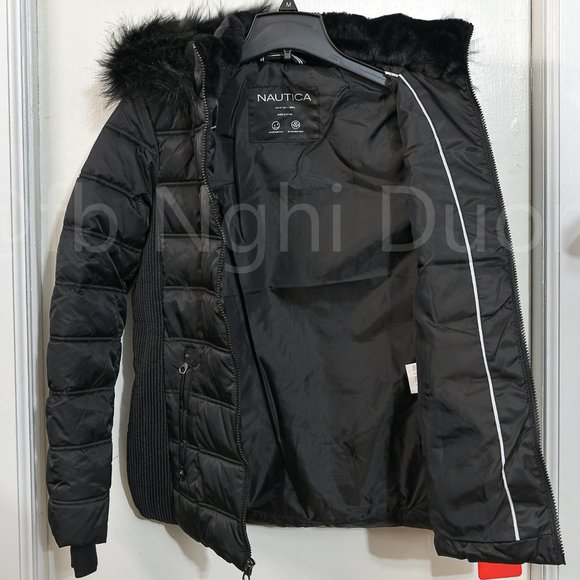 BLACK Nautica‎ women Puffer Jacket - Picture 4 of 6